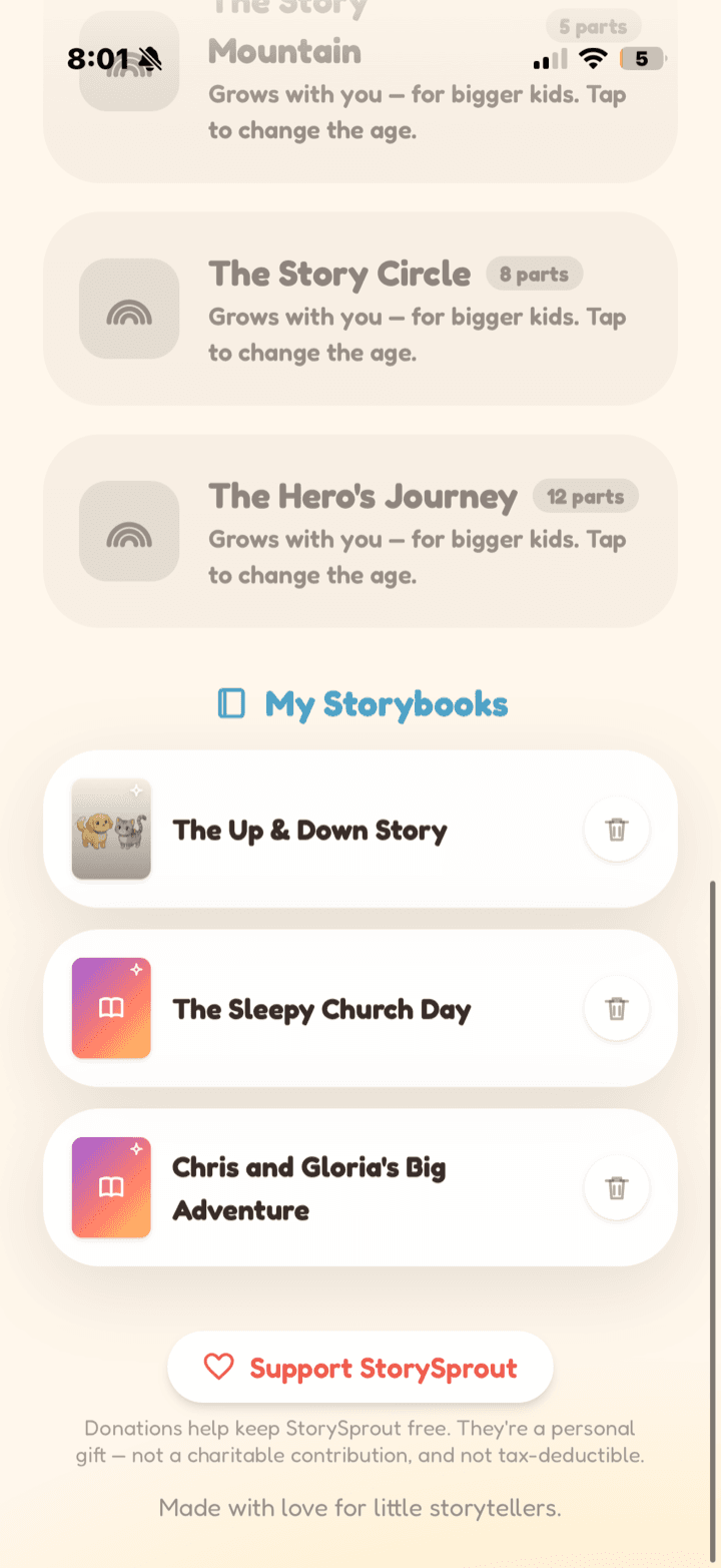StorySprout screenshot 3